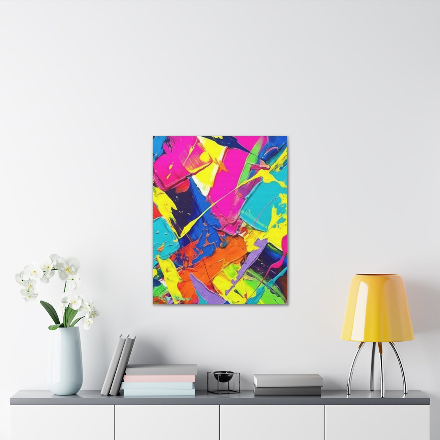 Acrylic Abstract Canvas Print - Richly Textured Artistry