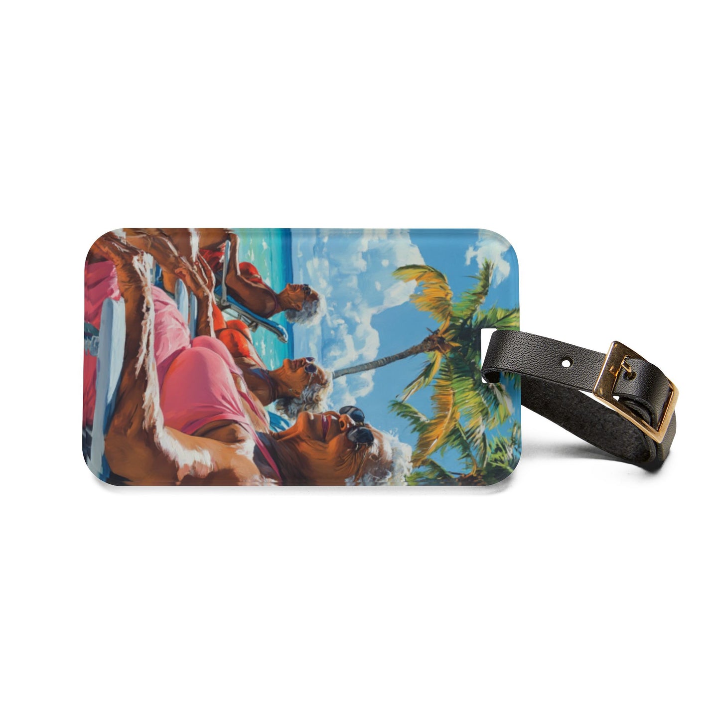 Art Voyage Sisters That Travel Luggage Tag Collection