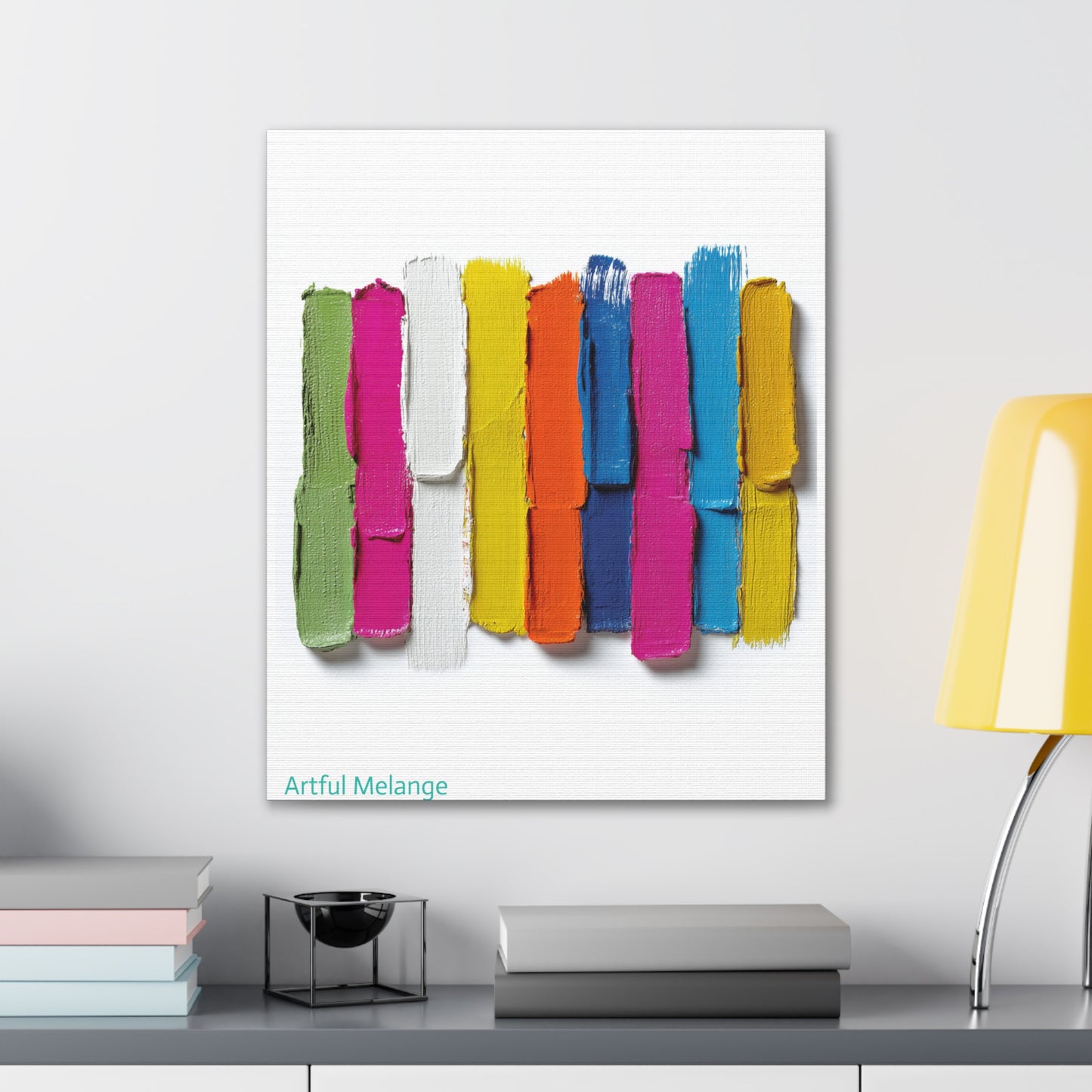 Acrylic Abstract Canvas Print - Richly Textured Artistry