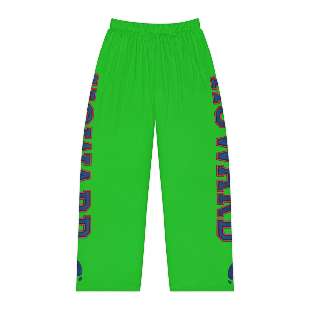 Howard-Inspired Women’s Pajama Pants | HBCU Lounge Bottoms/ Green