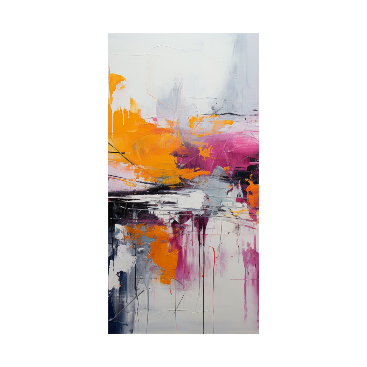 Radiant Harmony Matte Vertical Canvas Poster
