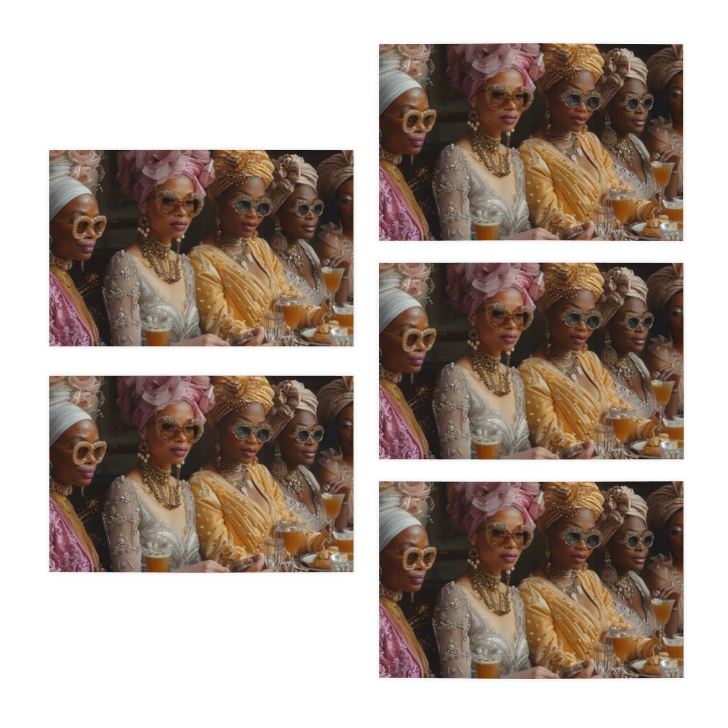 Mimosas and Melanin Note Card Set (5-Pack)