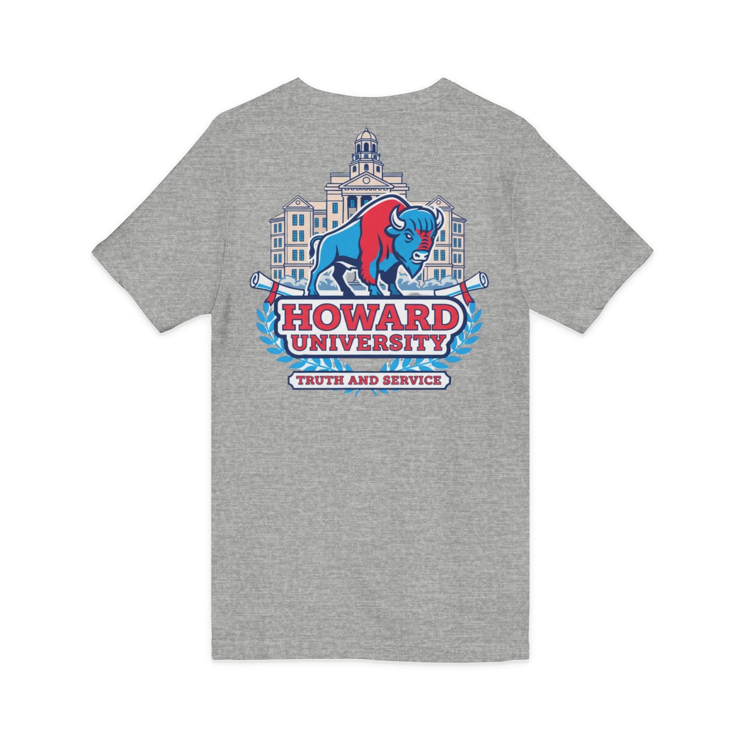 Howard University/ Truth and Service Unisex V-Neck T-Shirt