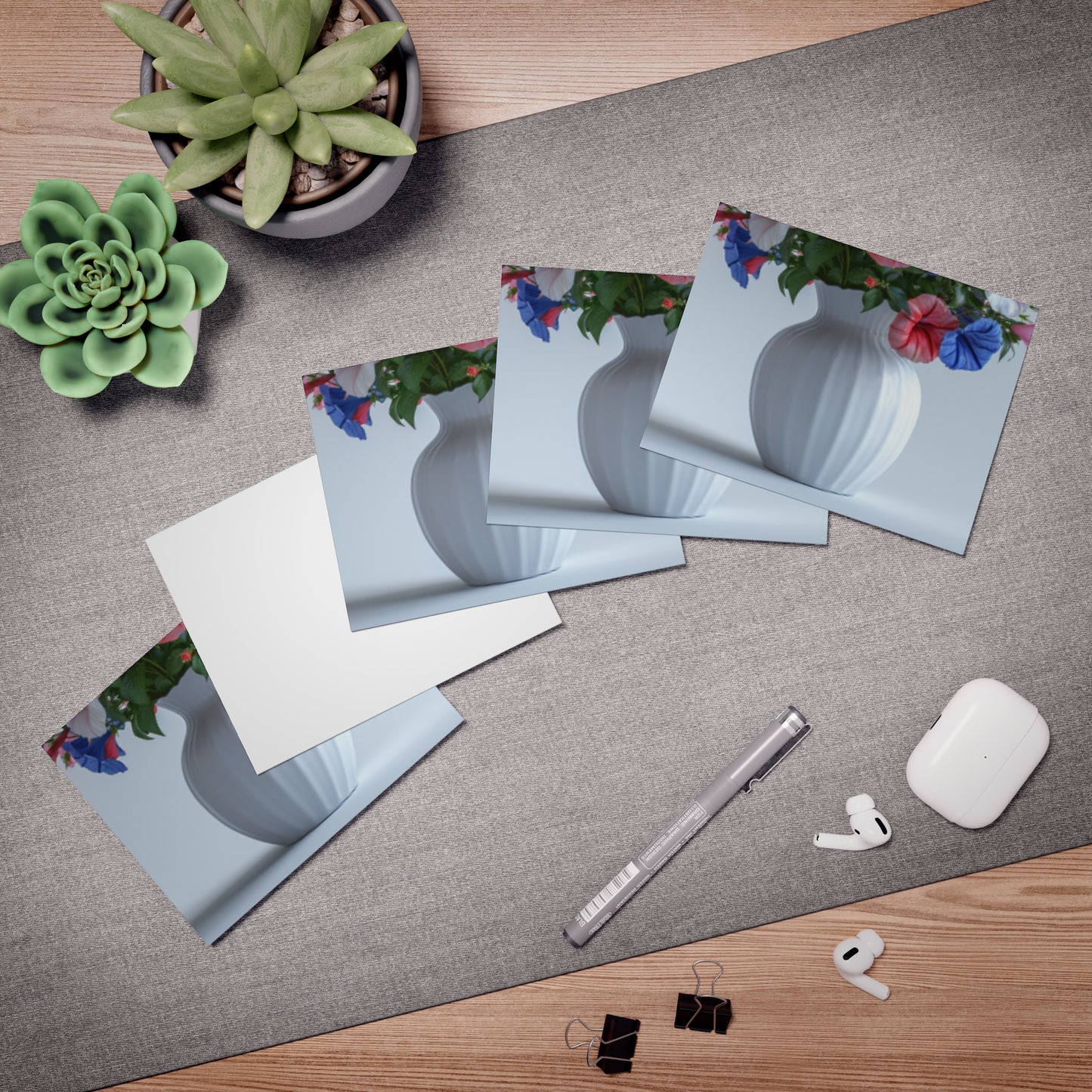 Blossoming Love Mother's Day Note Card Set(5-Pack)