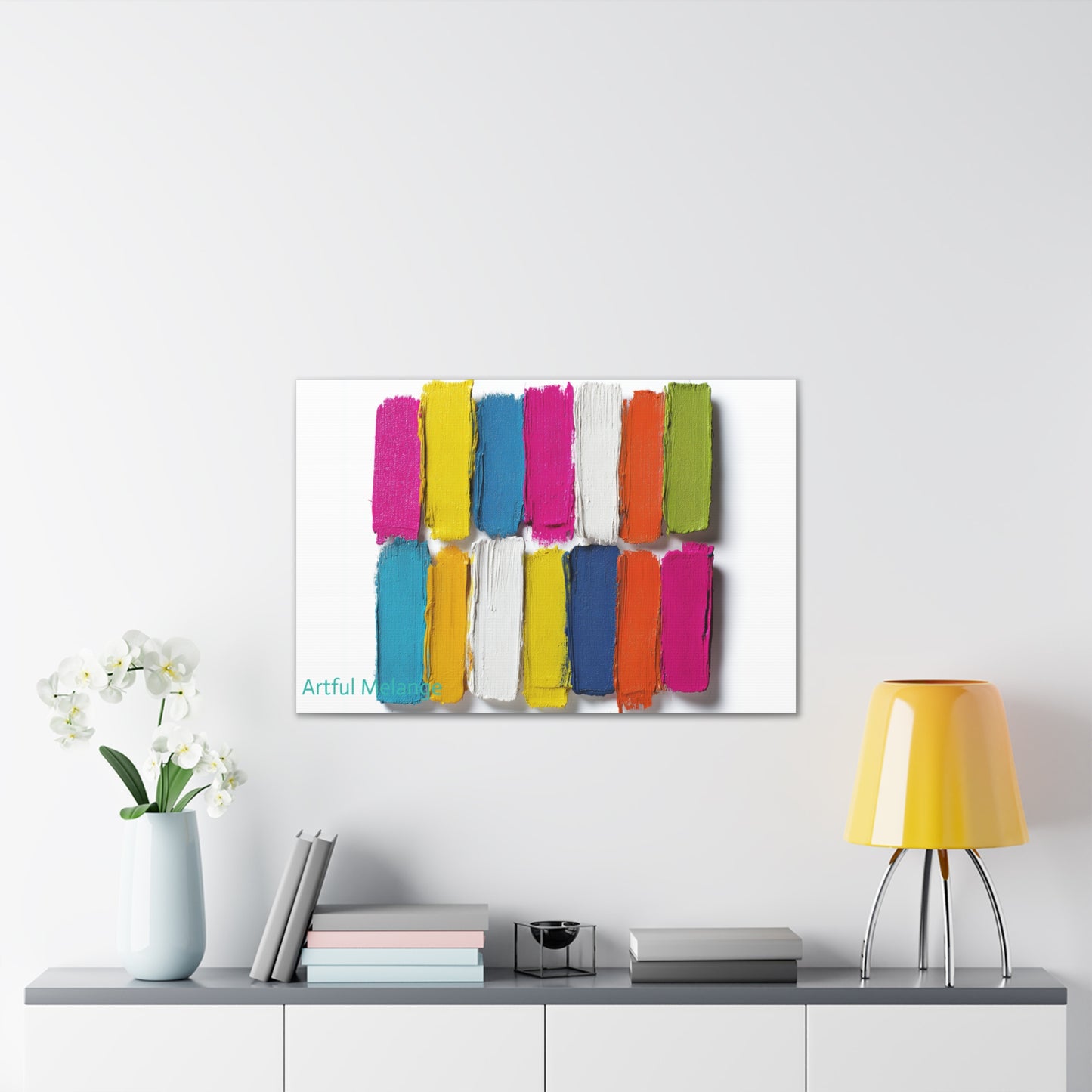 Acrylic Abstract Canvas Print - Richly Textured Artistry