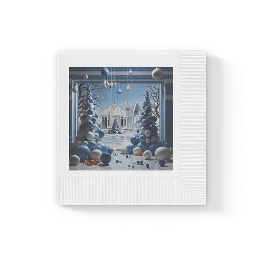 Dynamic Holiday Napkins for Sophisticated Living Spaces