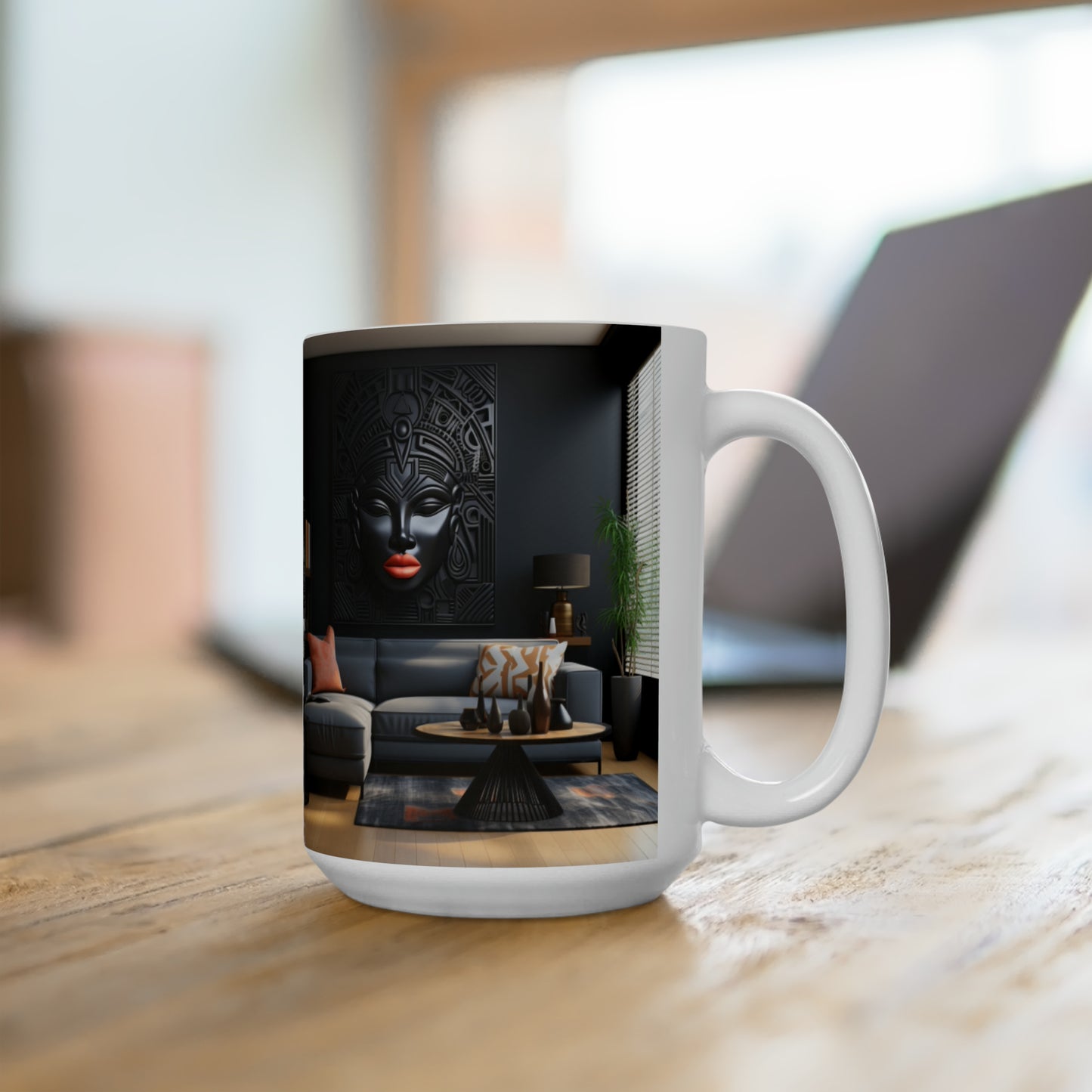 Melanin Magic Ceramic Mug 15oz