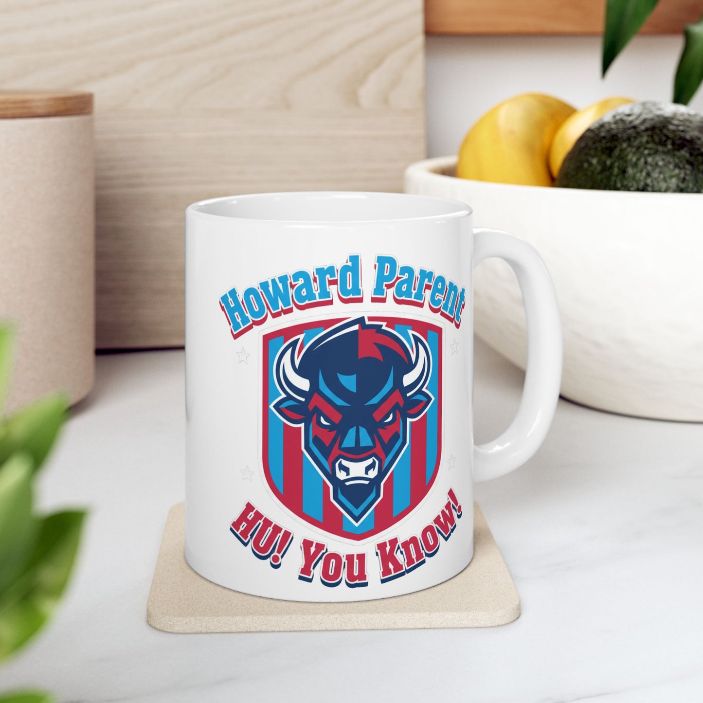 HU Parent Mug Collection  Proud, Connected, Bison Strong /Ceramic Mug, (11oz, 15oz) 3
