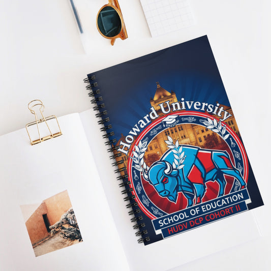 Howard University SOE Cohort 2 Signature Journal Collection/Spiral Notebook - Ruled Line