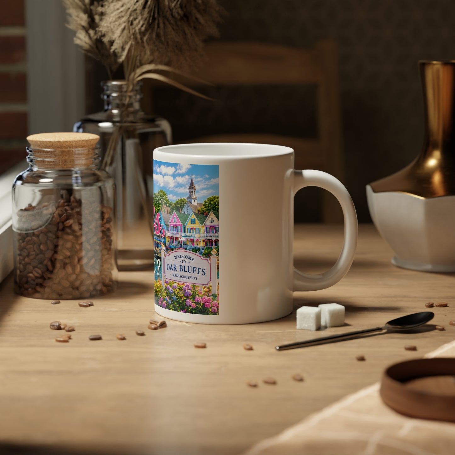 Take Me Back to the Bluffs 20 oz Mug | Oak Bluffs Vineyard Town Scenes