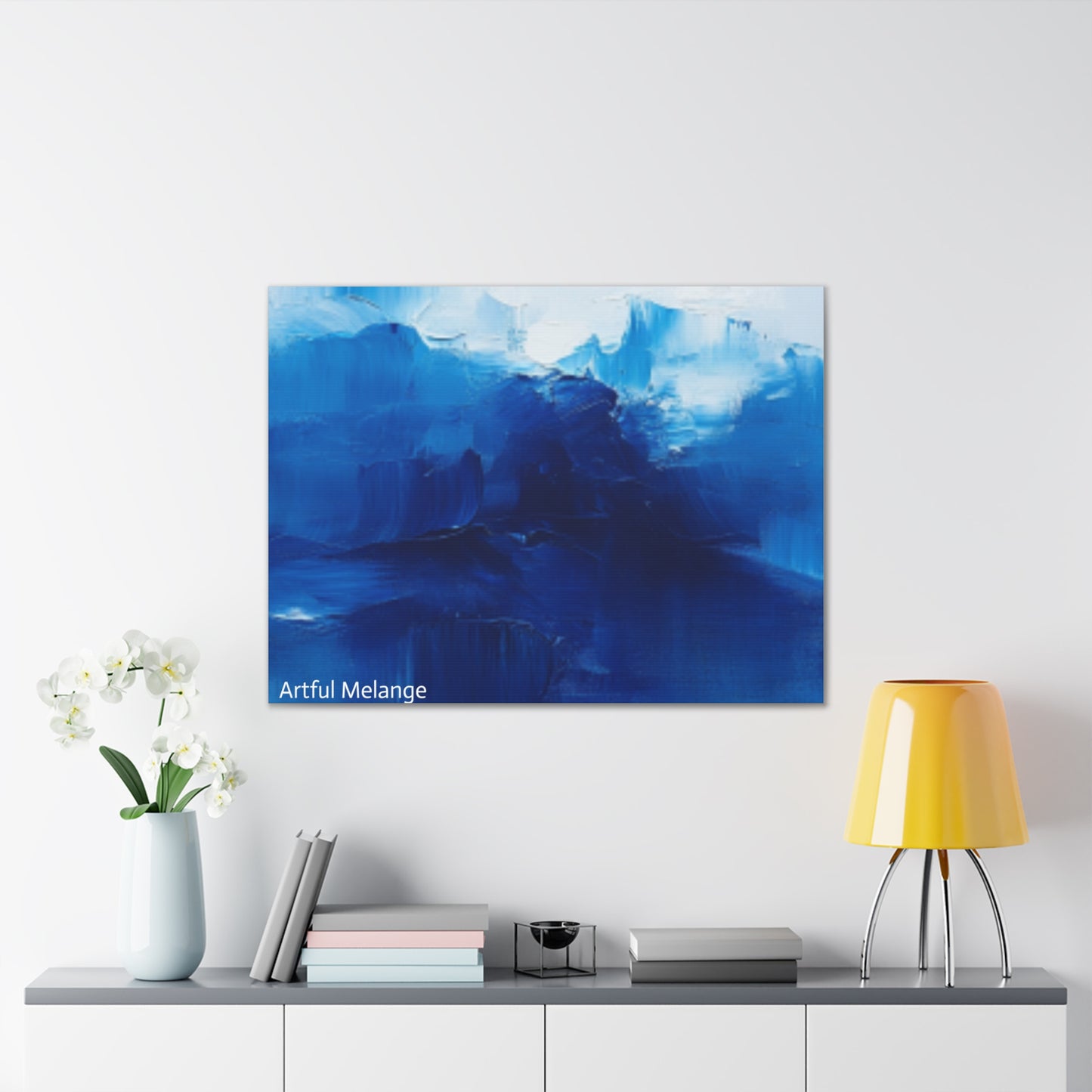 Acrylic Abstract Canvas Print - Richly Textured Artistry