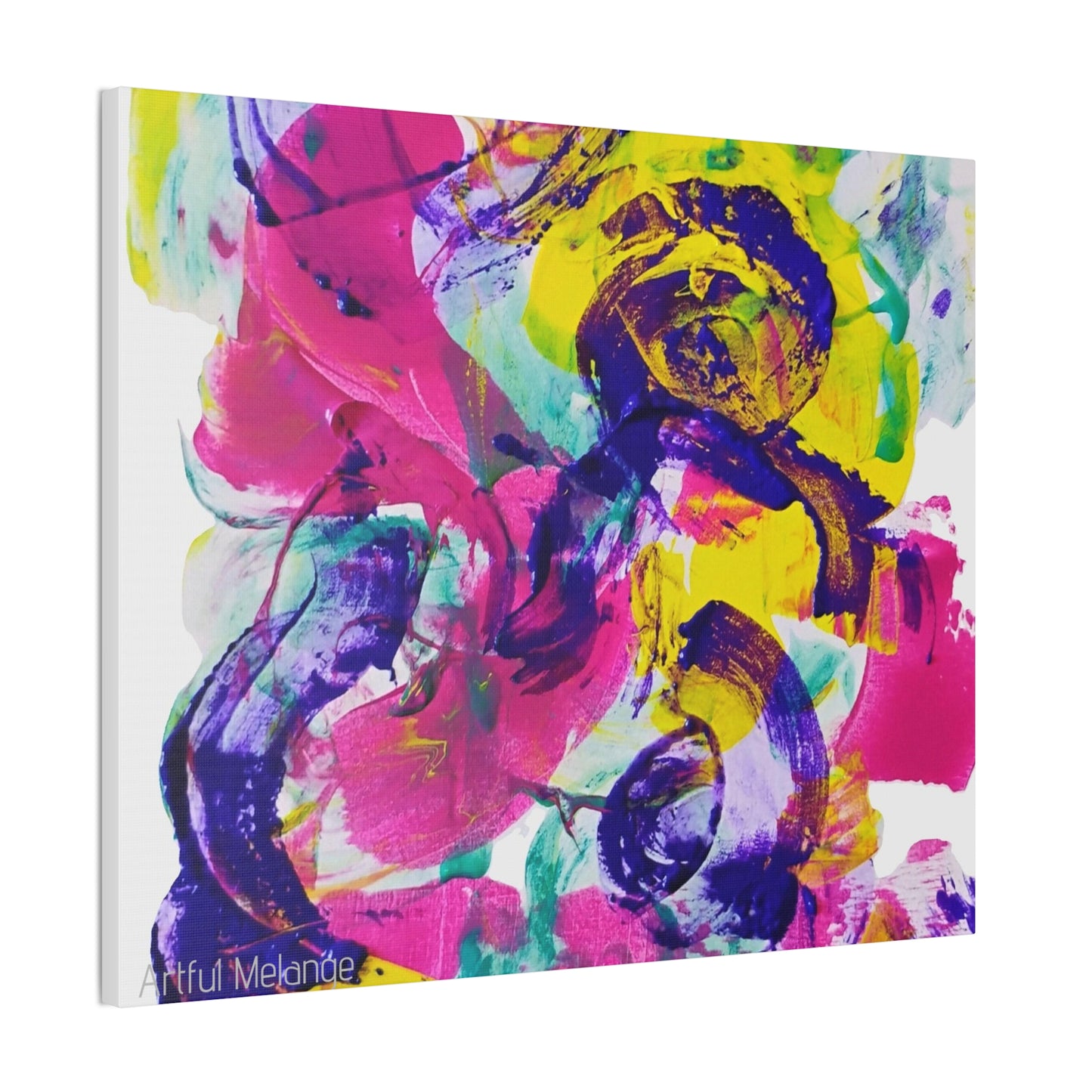 Primary Elegance: A Symphony of Sophistication Canvas Print