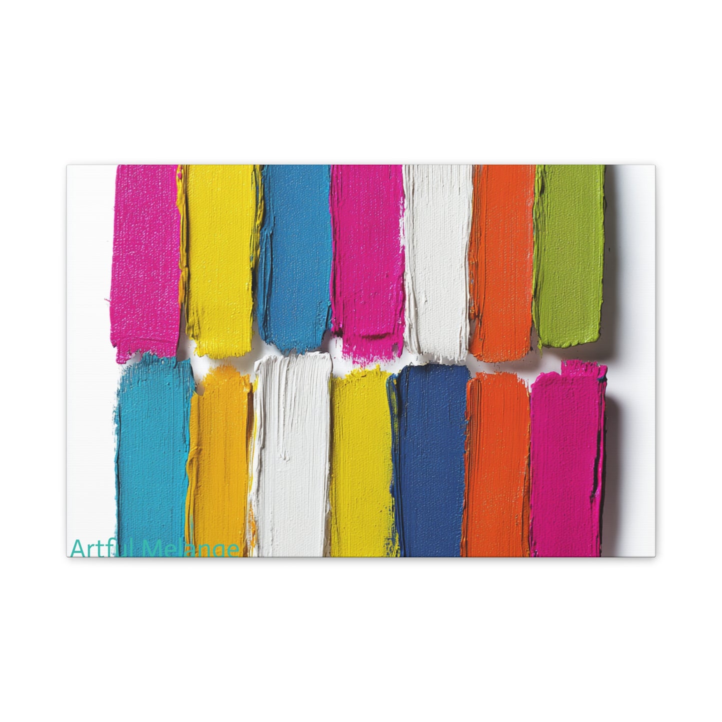 Acrylic Abstract Canvas Print - Richly Textured Artistry