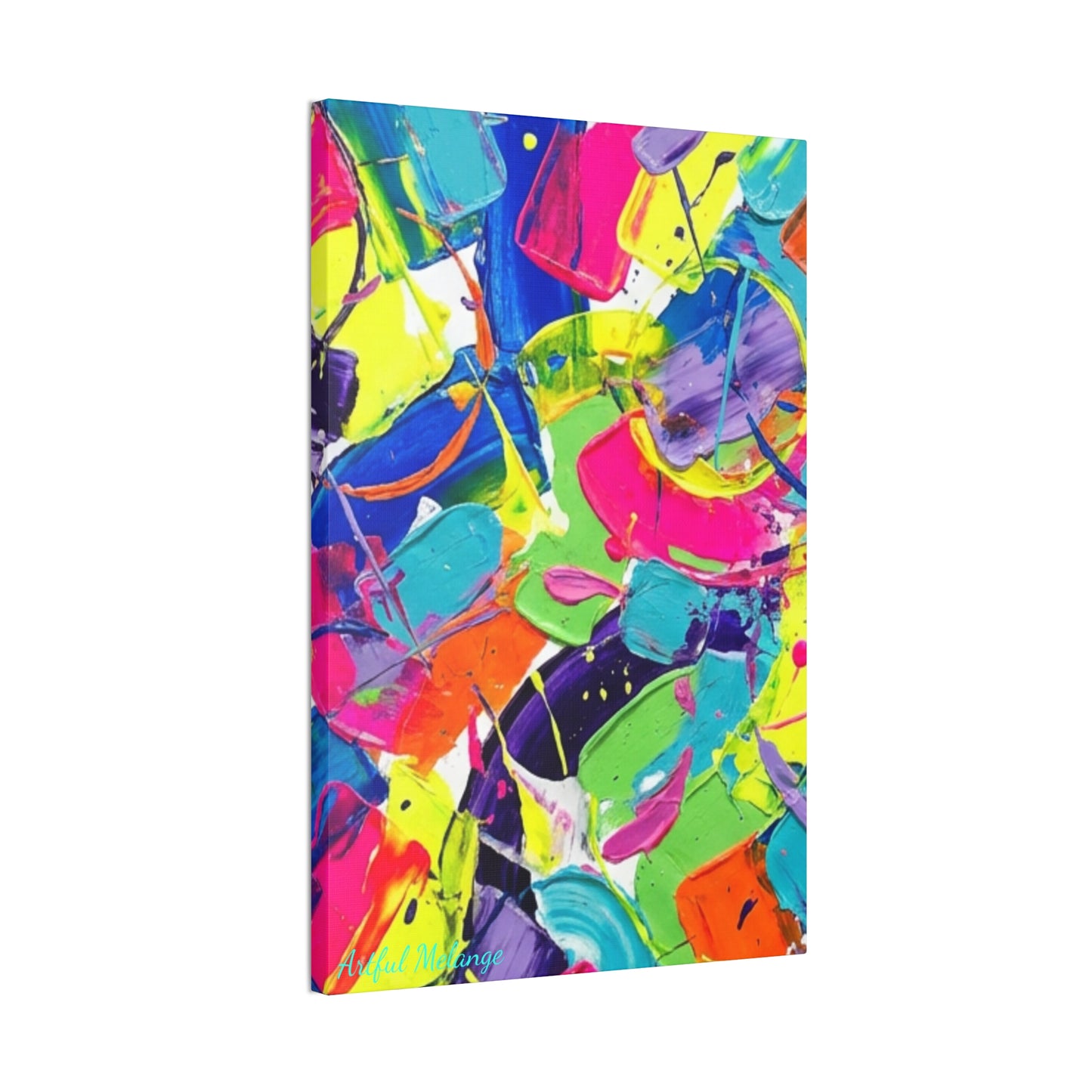 Acrylic Abstract Canvas Print - Richly Textured Artistry