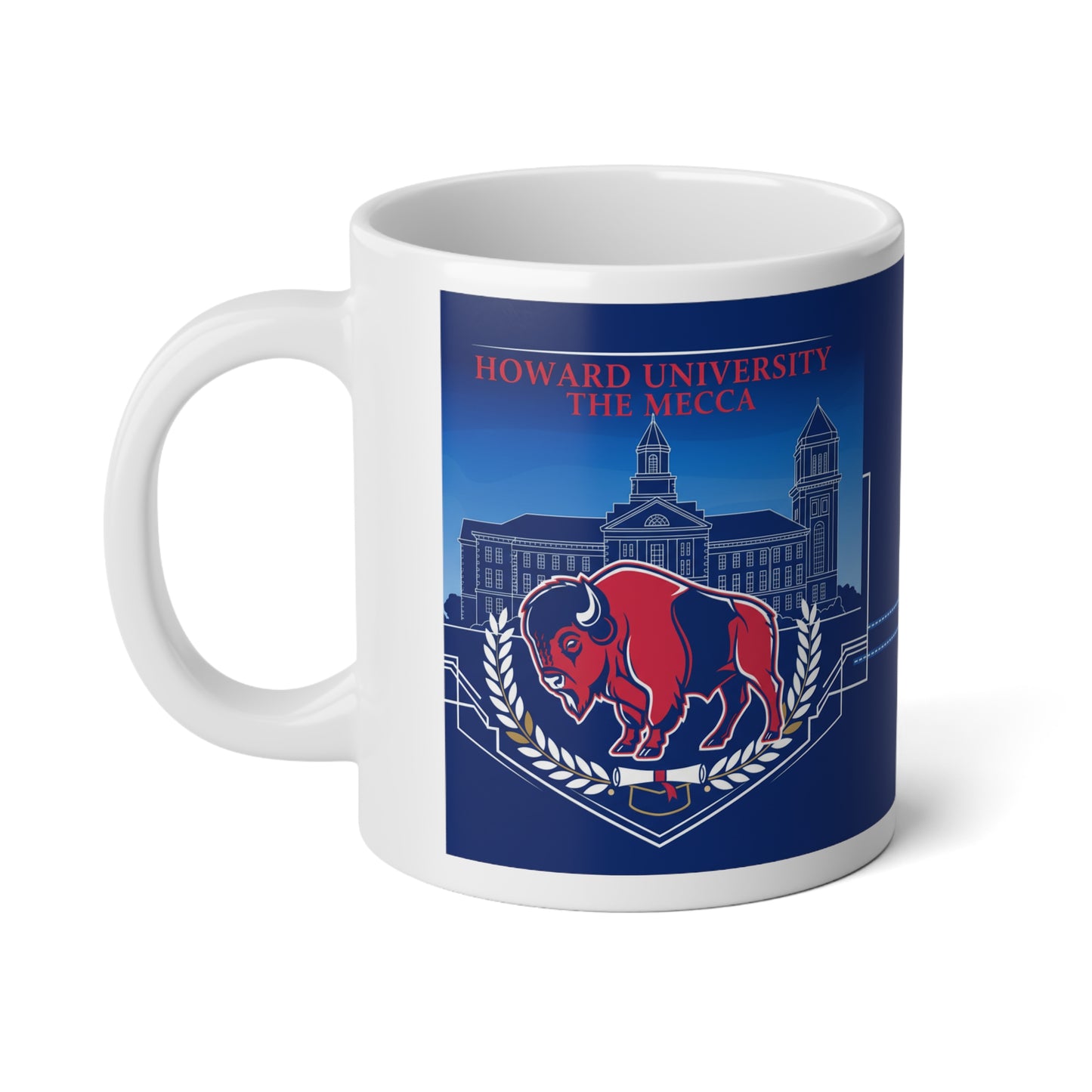Howard Bison Heritage Mug – The Mecca Jumbo Mug 2, 20oz