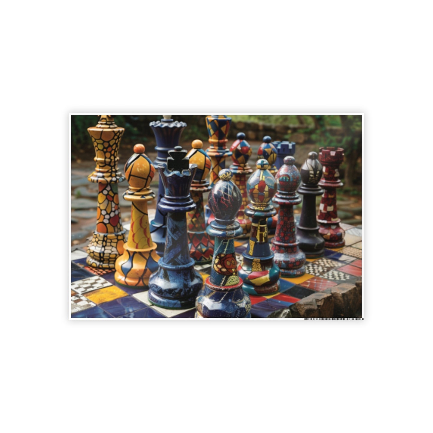 Grandmaster Majesty- Chess Set Poster Print Series