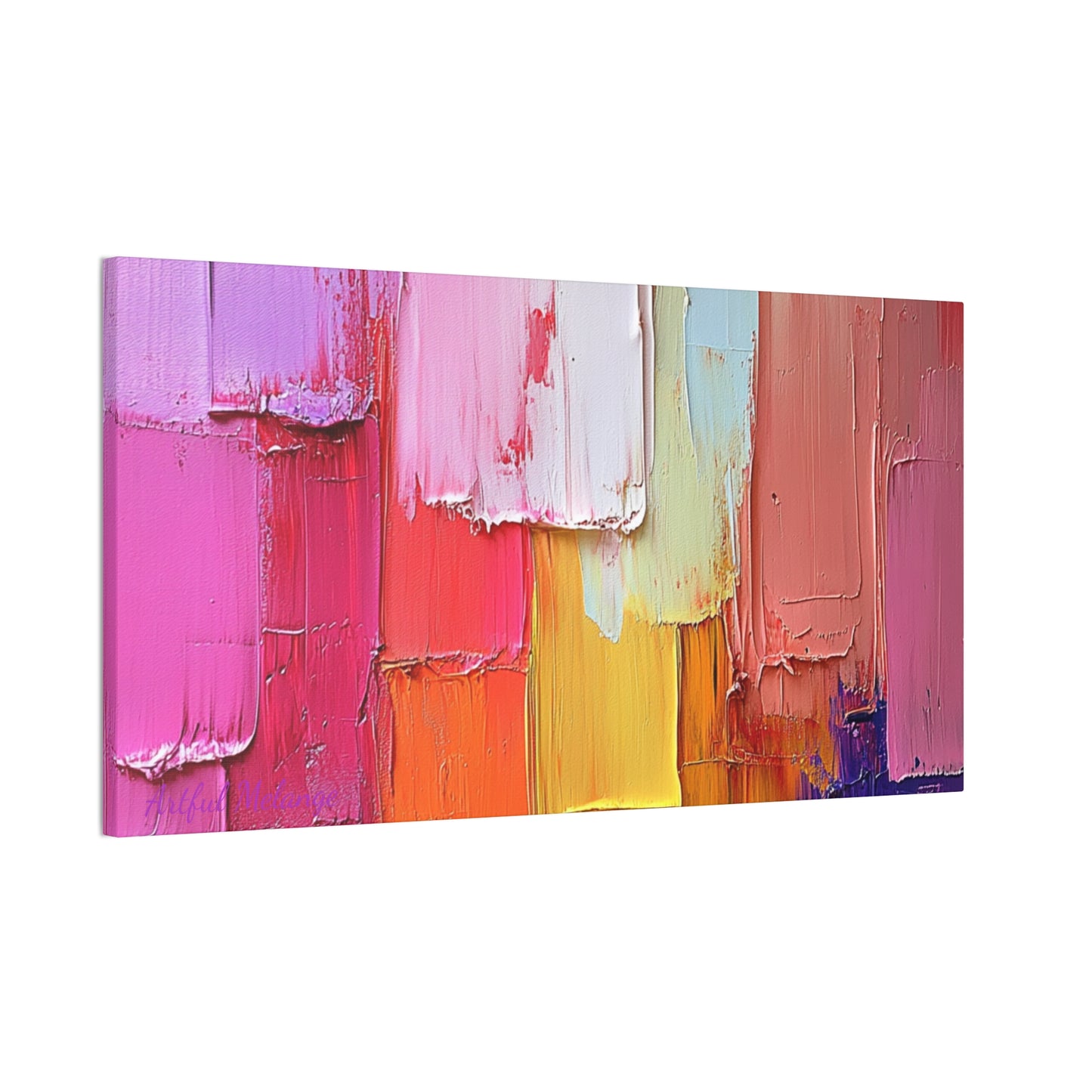 Acrylic Abstract Canvas Print - Richly Textured Artistry