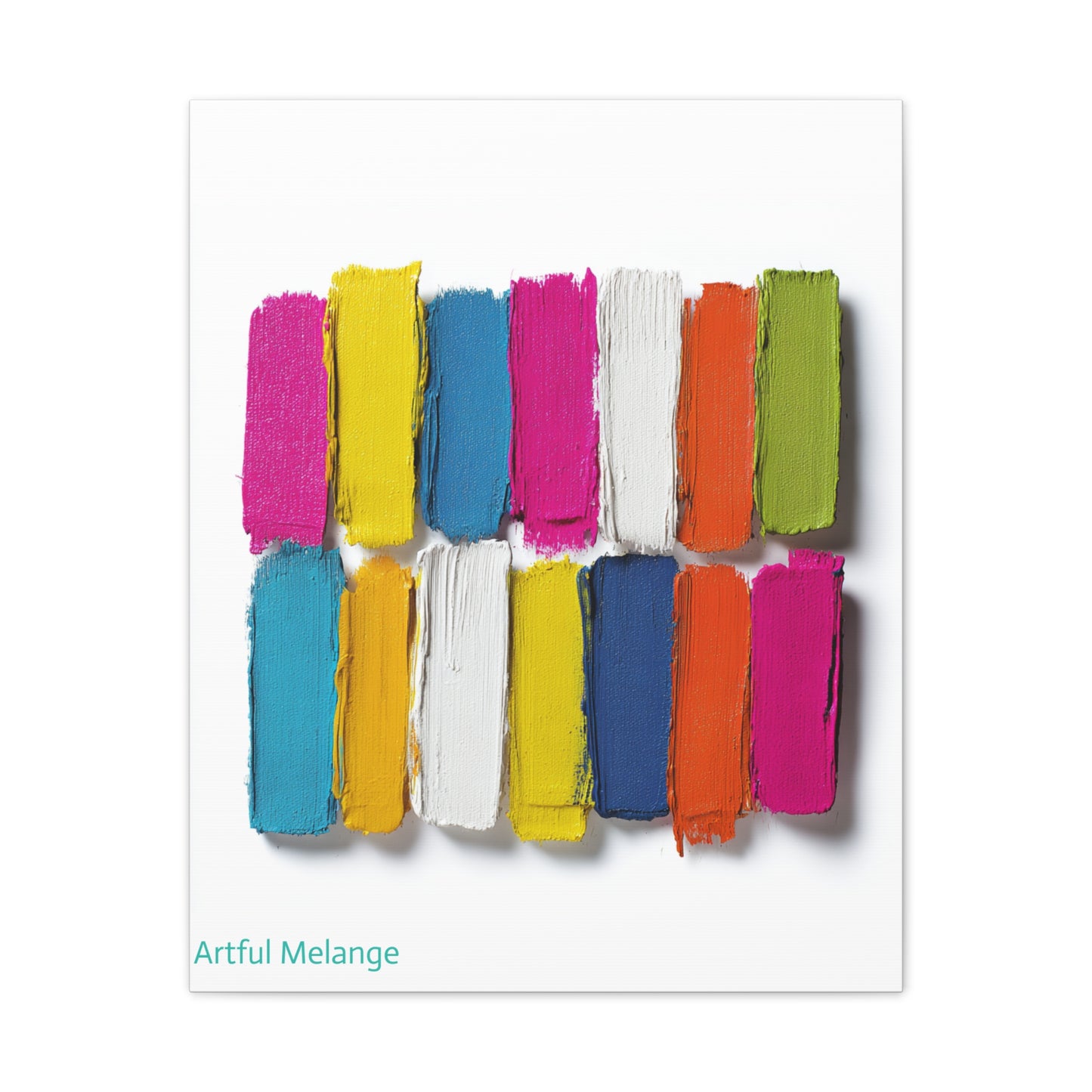 Acrylic Abstract Canvas Print - Richly Textured Artistry