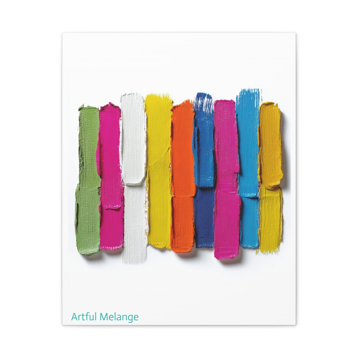 Acrylic Abstract Canvas Print - Richly Textured Artistry