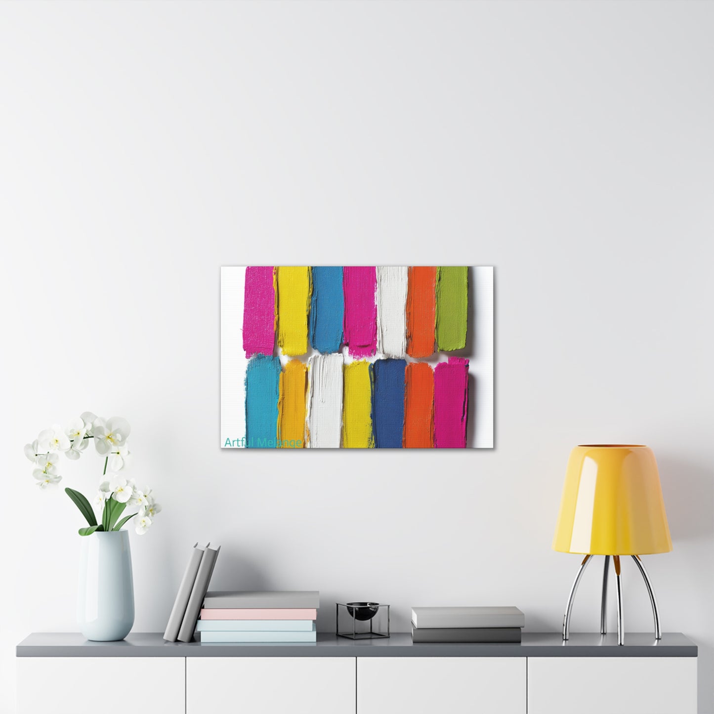 Acrylic Abstract Canvas Print - Richly Textured Artistry
