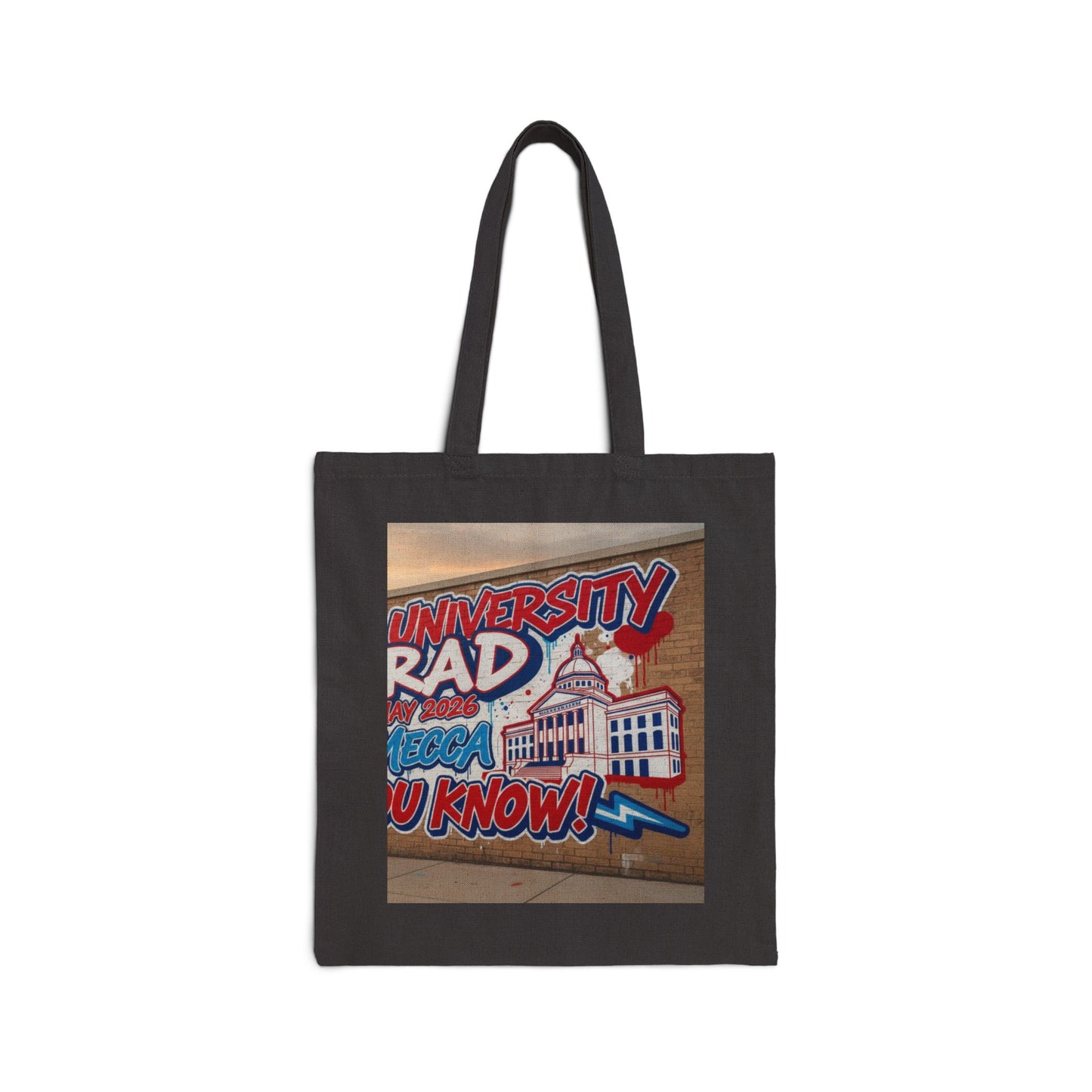 Howard University Grad Cotton Canvas Tote – HU, You Know! Rep your legacy. Carry your culture
