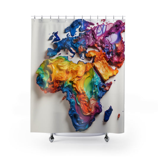 Heritage Tapestry Afro Centric   Shower Curtain