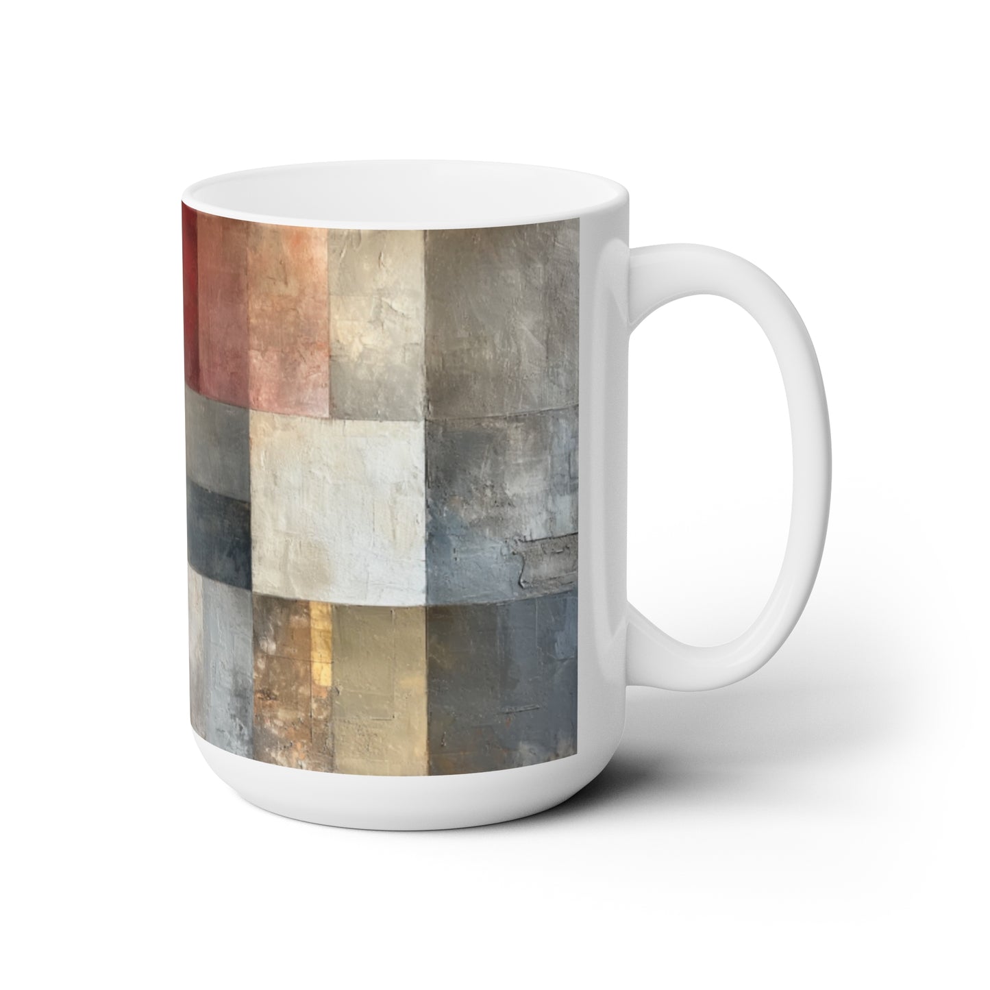 Artsy Abstract Ceramic Mug 15oz
