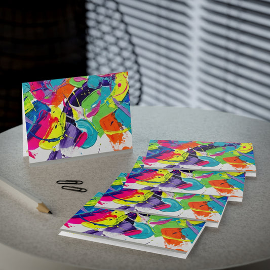 Elegance in Ink:  Abstract Art Note Card Set(5-Pack)