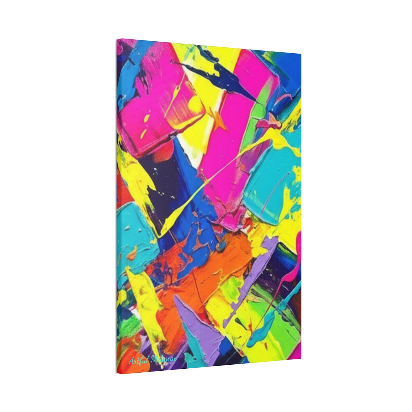 Acrylic Abstract Canvas Print - Richly Textured Artistry