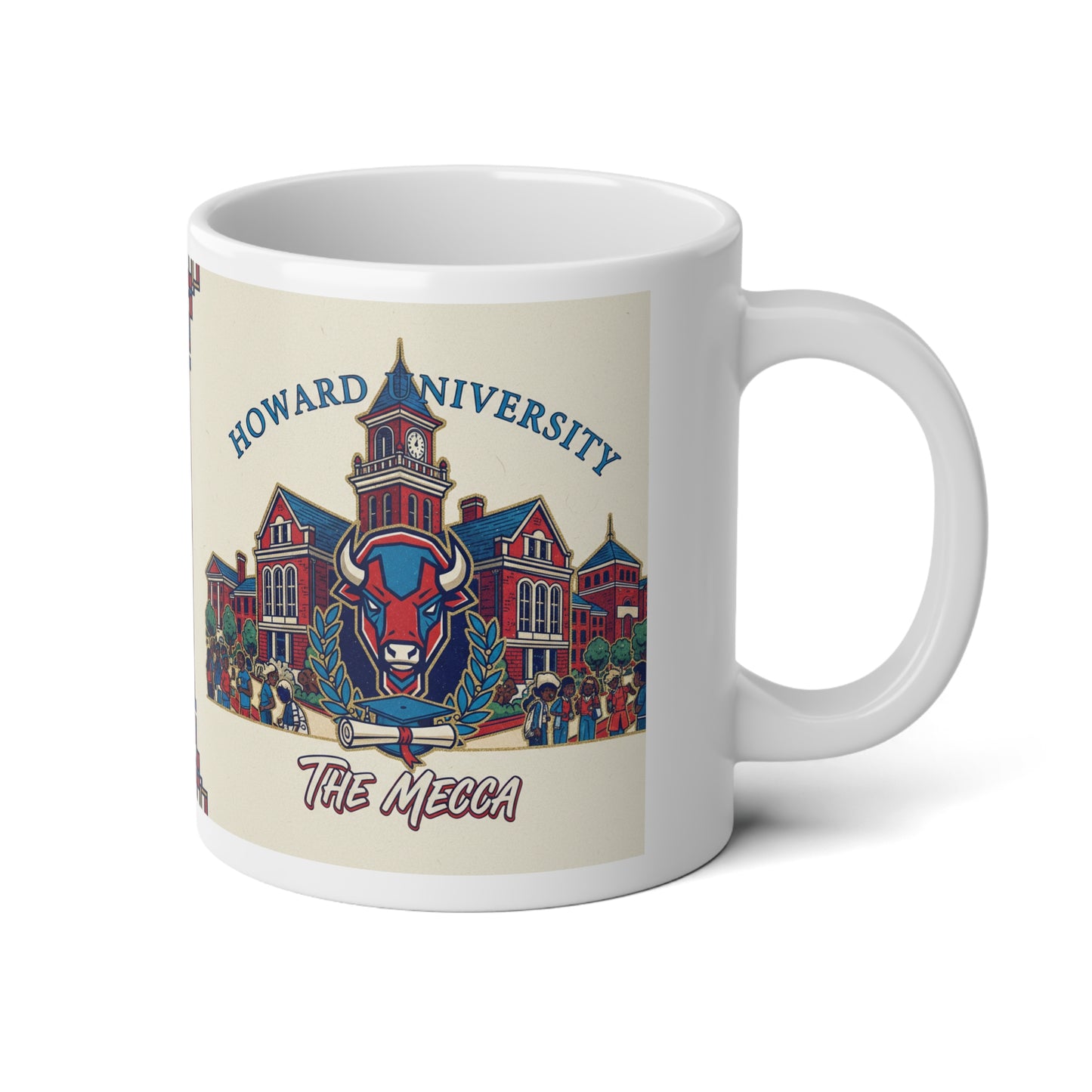 Howard Bison Heritage Mug – The Mecca Jumbo Mug 9, 20oz