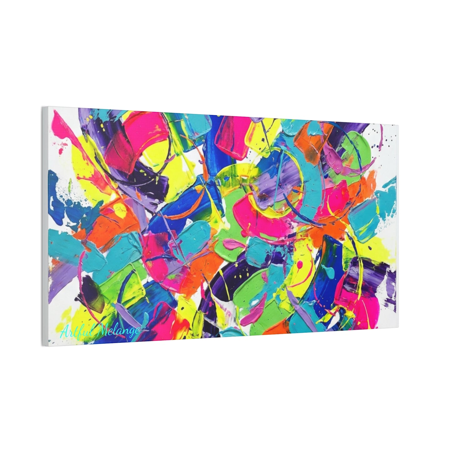 Acrylic Abstract Canvas Print - Richly Textured Artistry