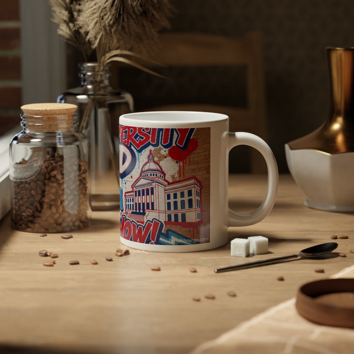 Howard University Class of 2026 Mug – The Mecca Bison Pride,Jumbo Mug, 20oz