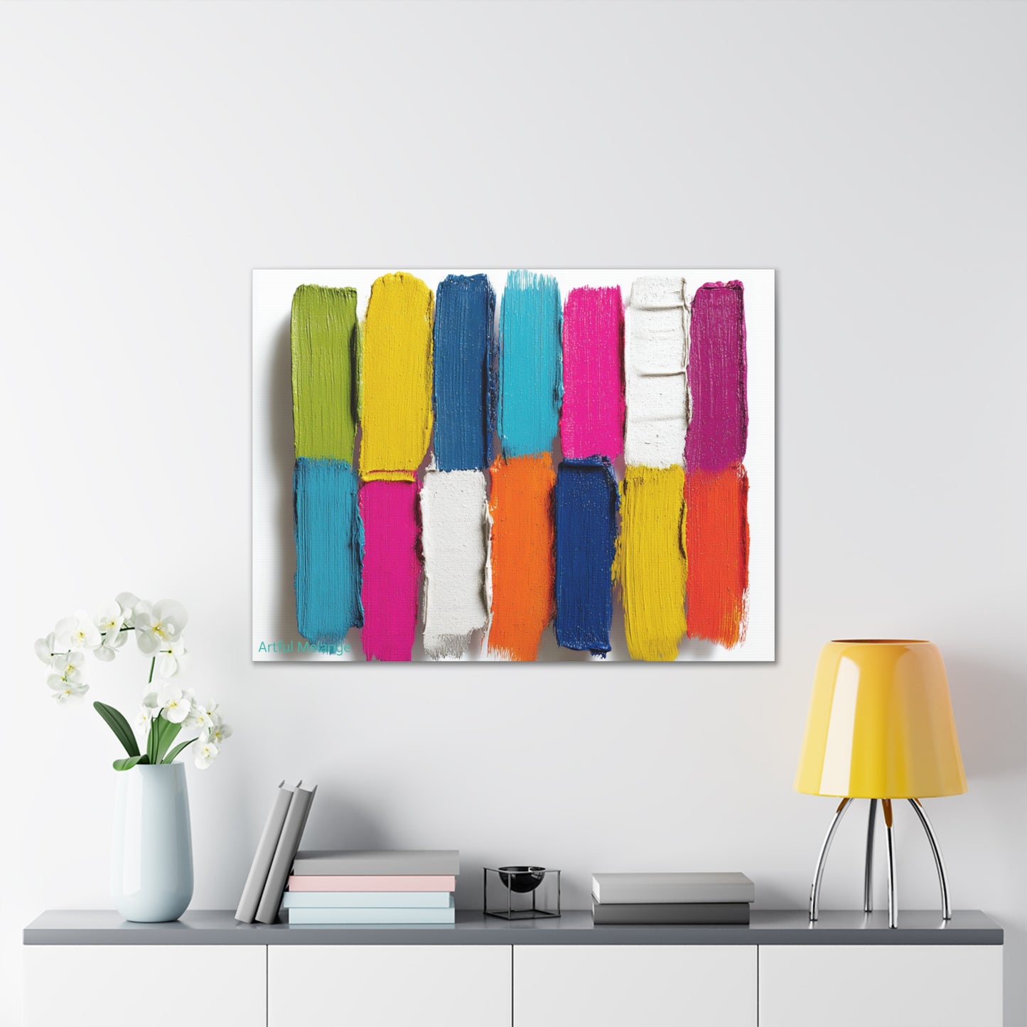 Acrylic Abstract Canvas Print - Richly Textured Artistry