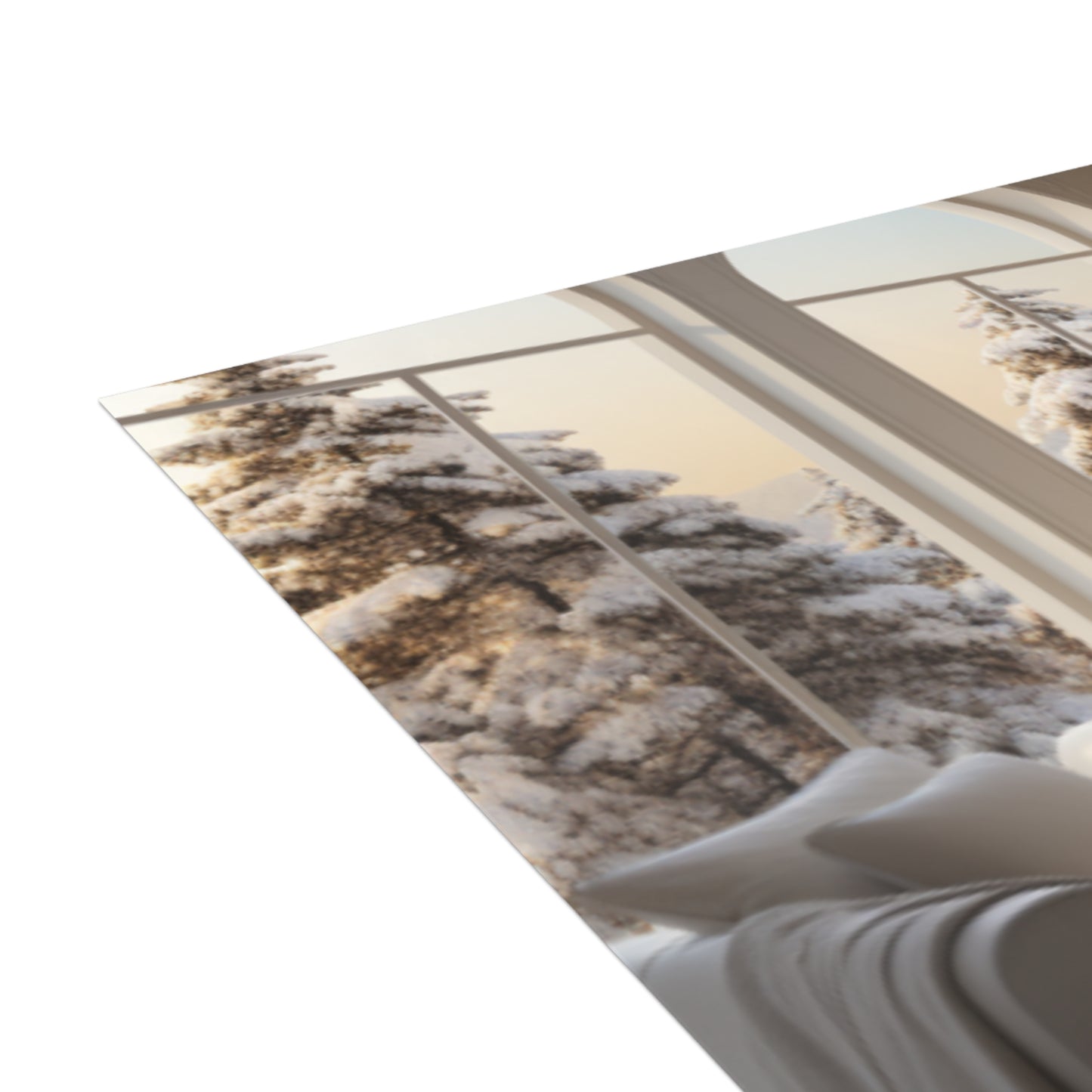 Elegance in Gold & White Christmas Notecards (1, 10, 30, and 50pcs)