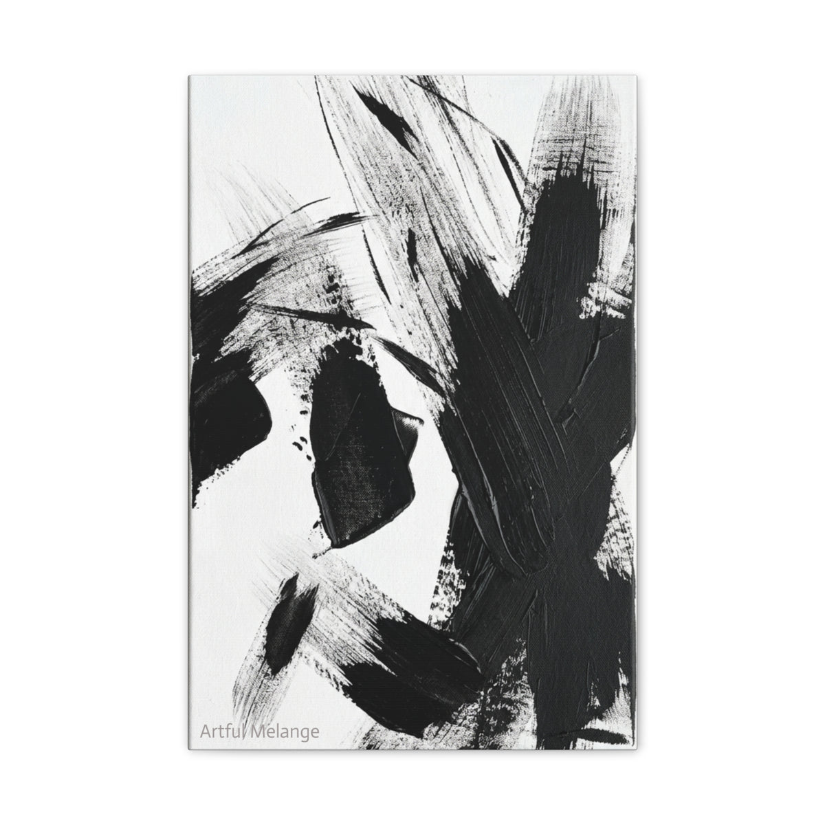 Acrylic Abstract Canvas Print - Richly Textured Artistry
