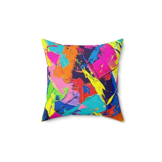 Artistic Abstractions: Abstract Acrylic Art Pillows Collection