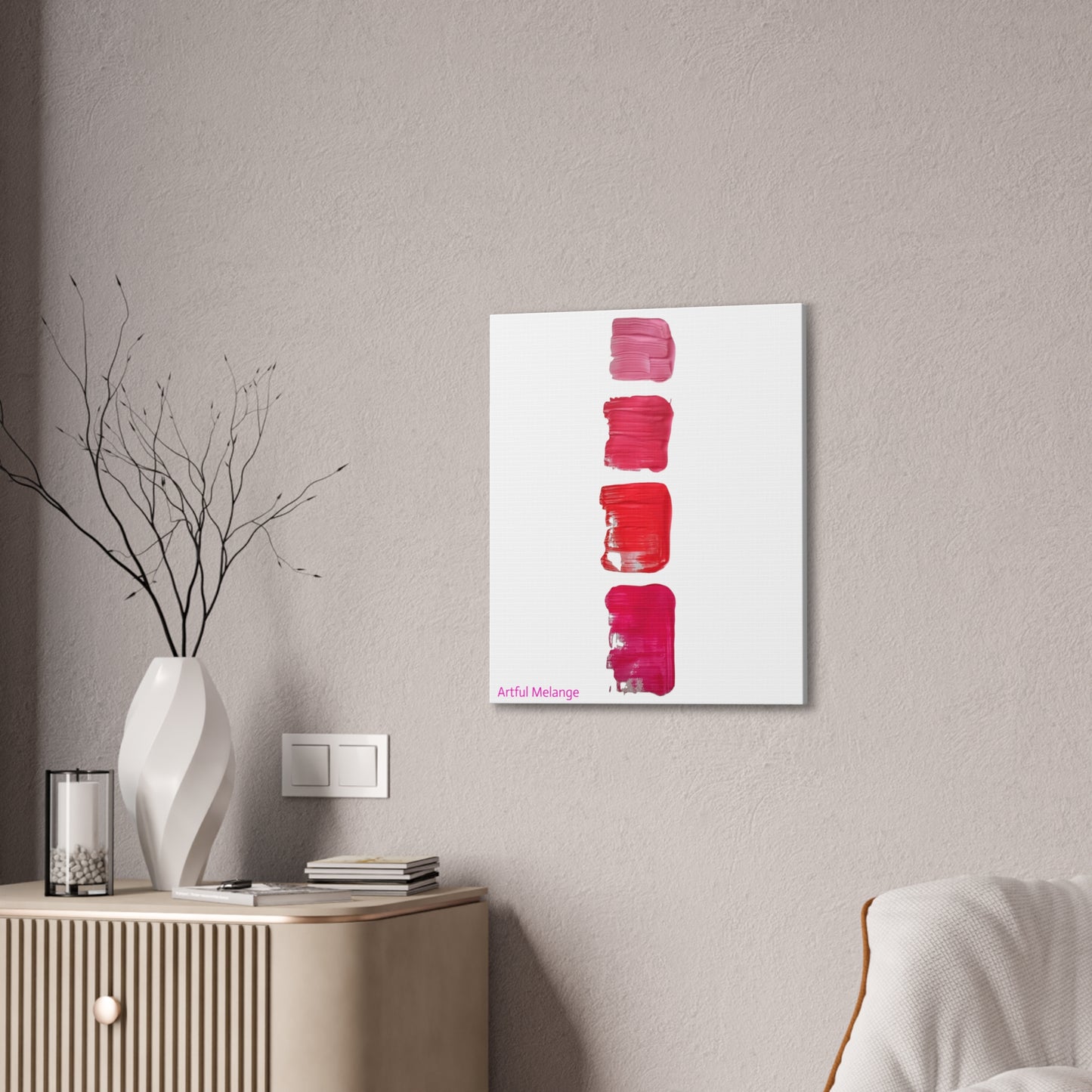 Acrylic Abstract Canvas Print - Richly Textured Artistry