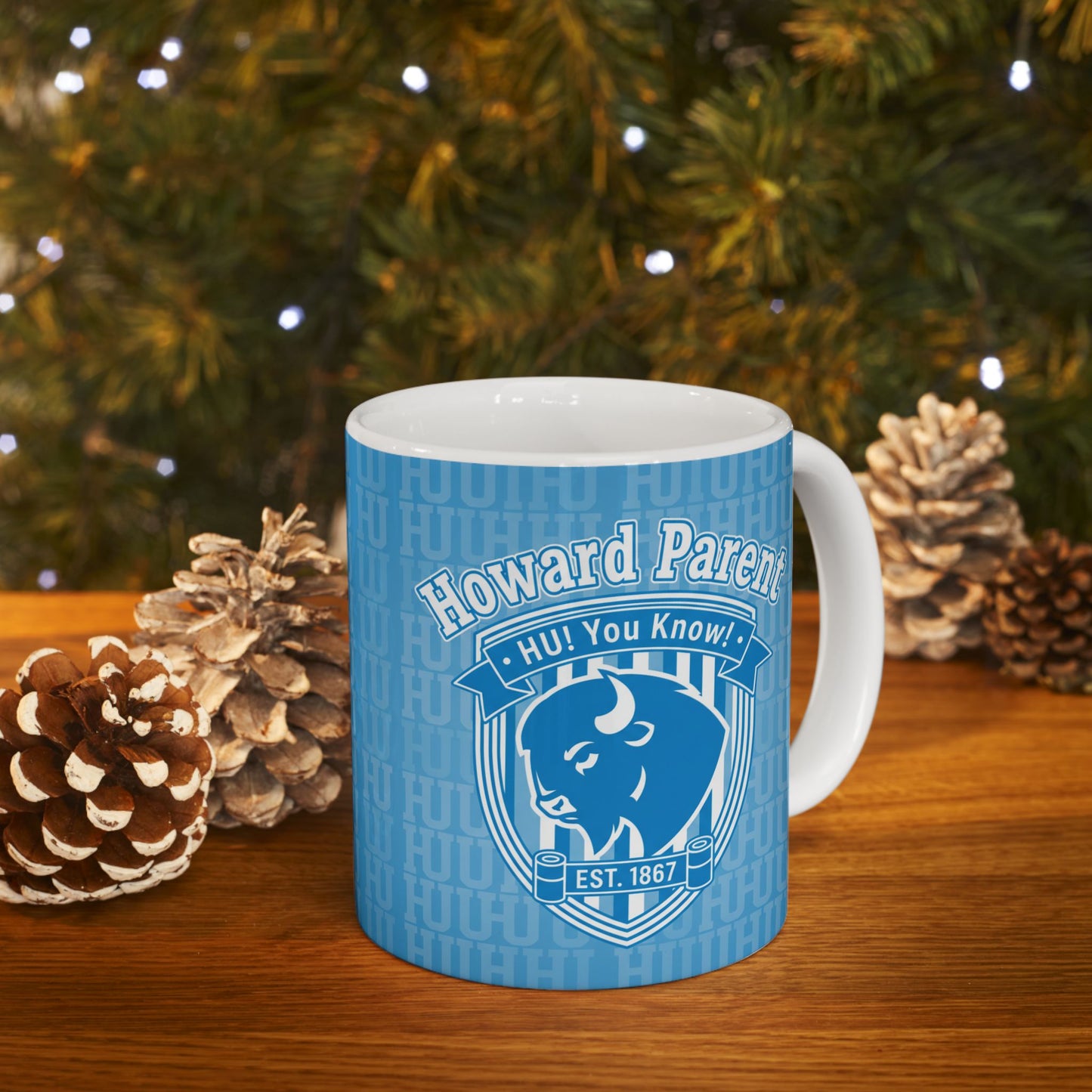 HU Parent Mug Collection  Proud, Connected, Bison Strong /Ceramic Mug, (11oz, 15oz) 4