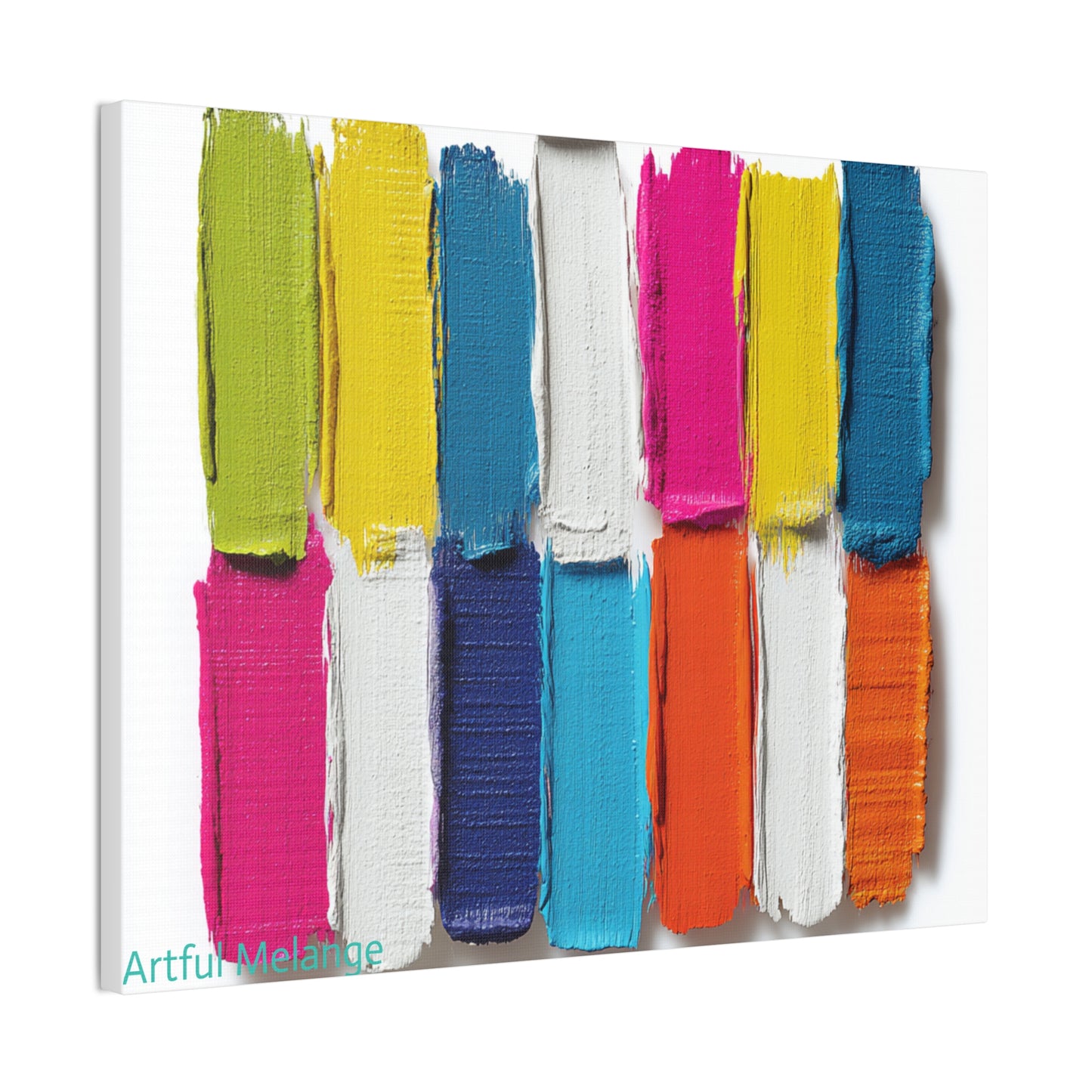 Acrylic Abstract Canvas Print - Richly Textured Artistry