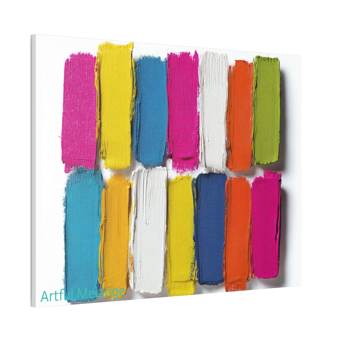 Acrylic Abstract Canvas Print - Richly Textured Artistry