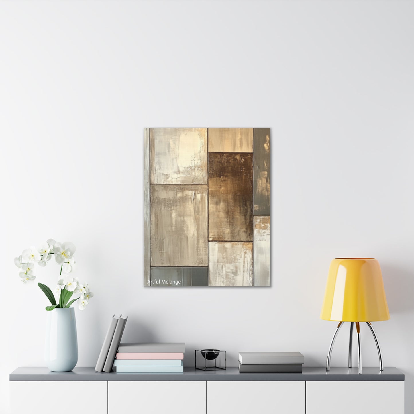 Acrylic Abstract Canvas Print - Richly Textured Artistry