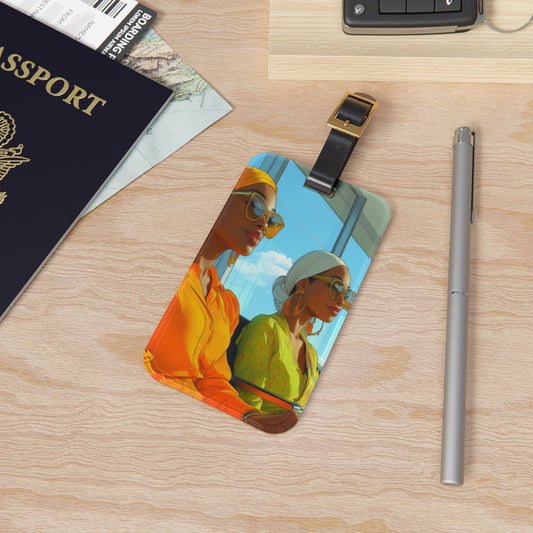 Art Voyage Sisters That Travel Luggage Tag Collection