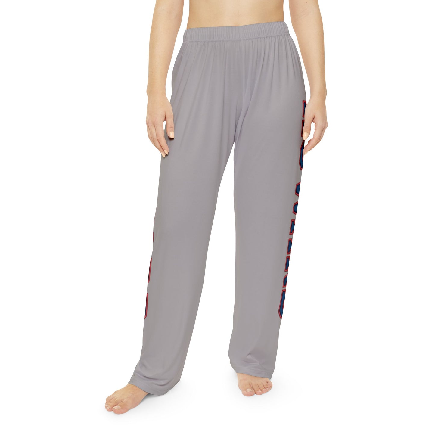 Howard-Inspired Women’s Pajama Pants | HBCU Lounge Bottoms/ Grey