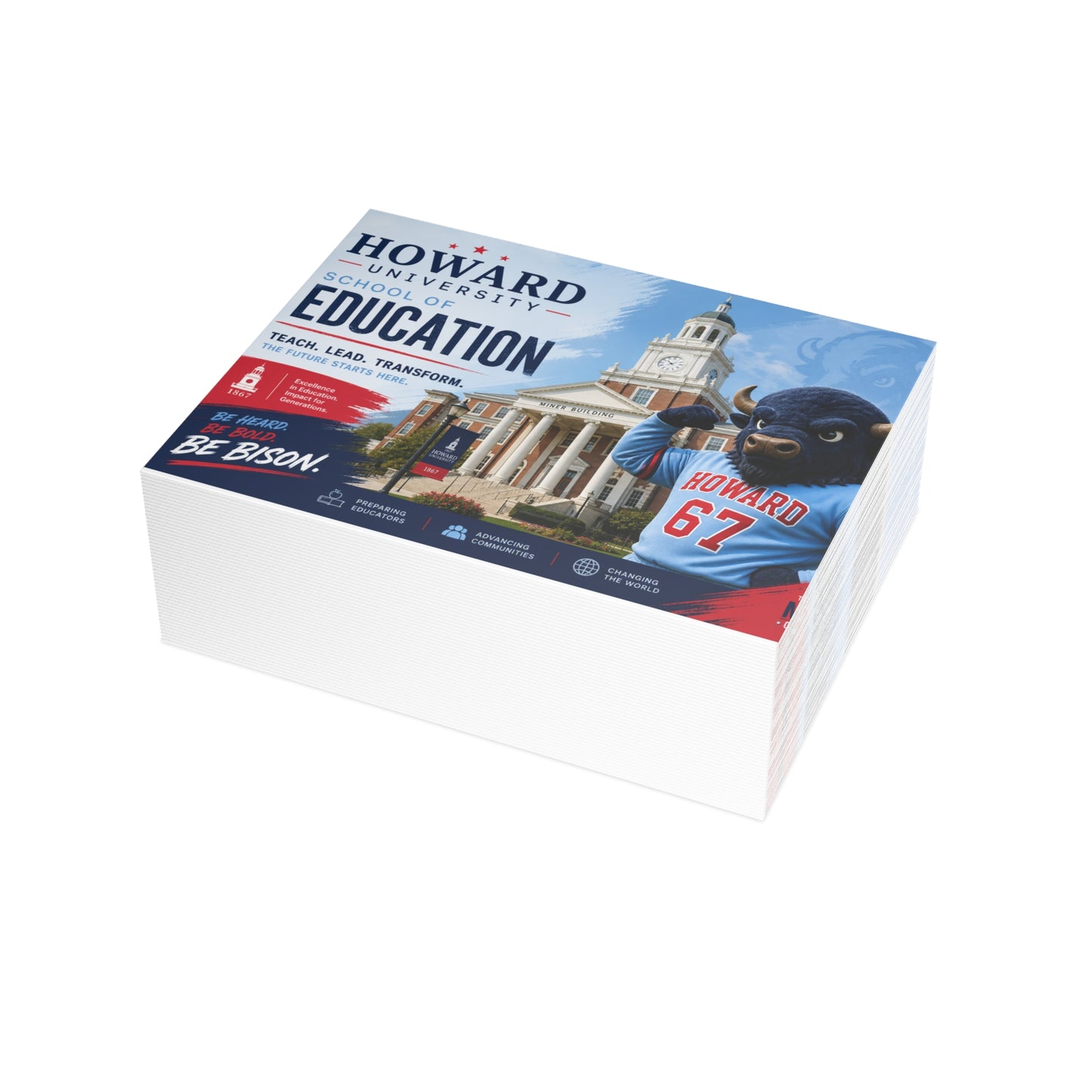 Howard University School of Education Postcard Set 1 (envelopes included)