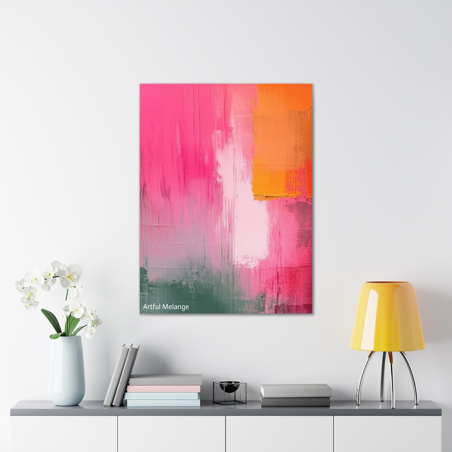 Acrylic Abstract Canvas Print - Richly Textured Artistry