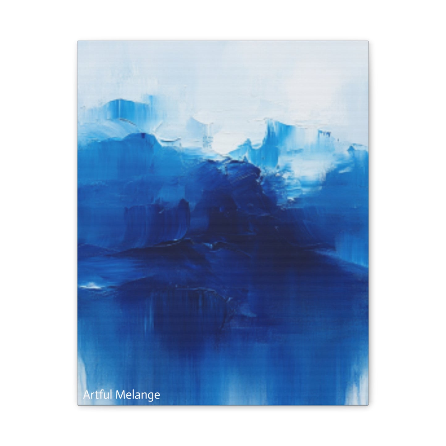 Acrylic Abstract Canvas Print - Richly Textured Artistry
