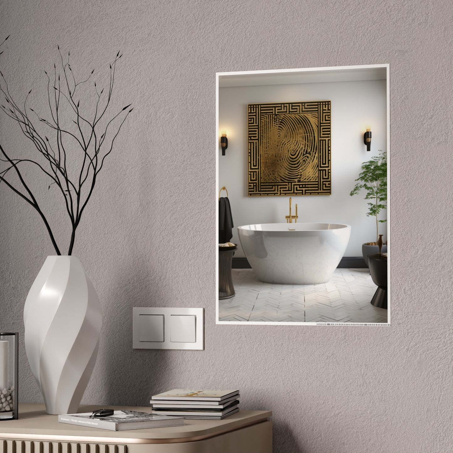 Cultural Elegance Bathscapes Poster Art