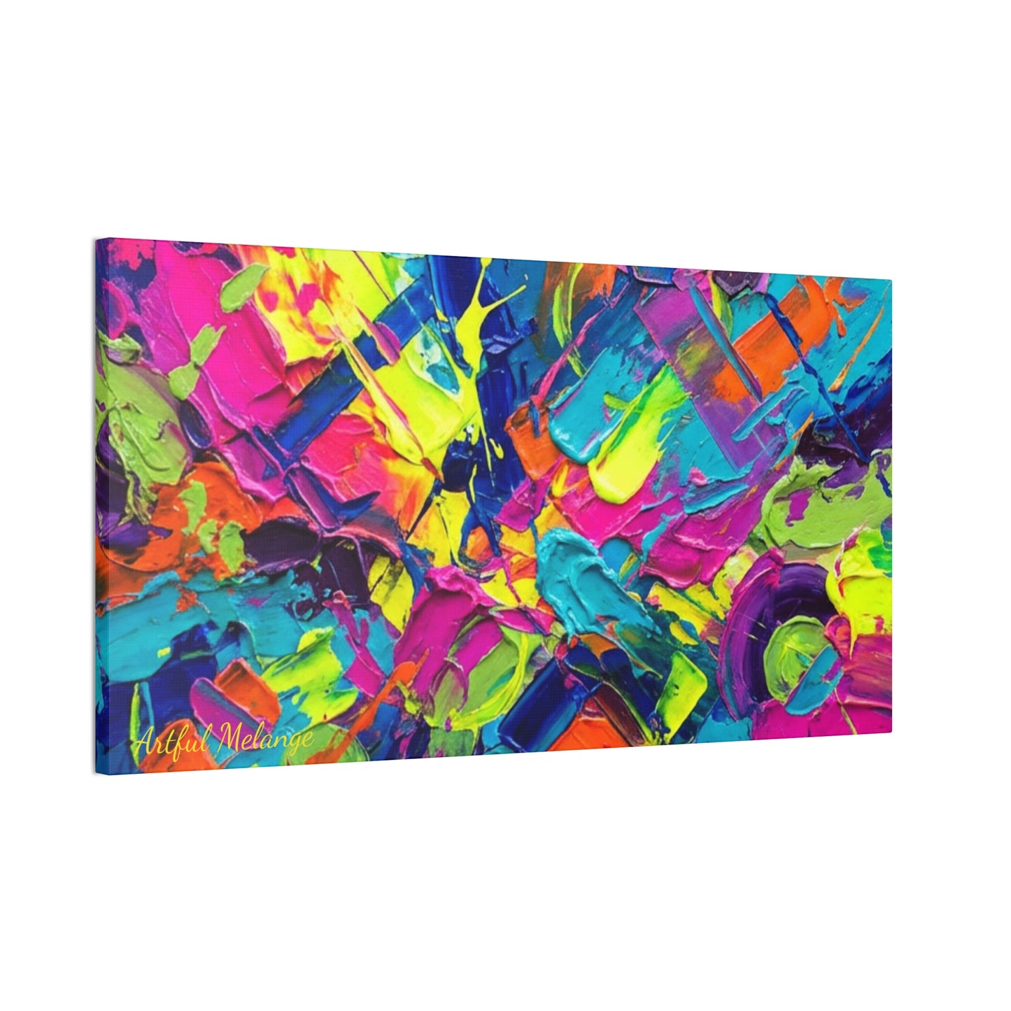 Acrylic Abstract Canvas Print - Richly Textured Artistry