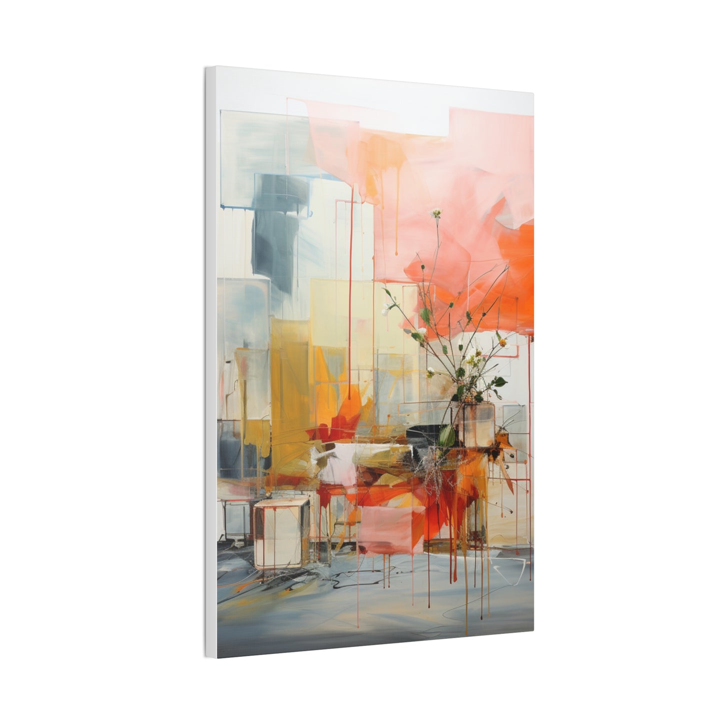 Timeless Elegance: Refined Muted Hues Canvas Print for Sophisticated Living Spaces