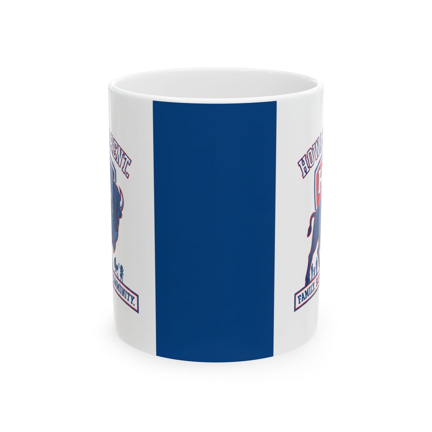 HU Parent Mug Collection  Proud, Connected, Bison Strong /Ceramic Mug, (11oz, 15oz) 2